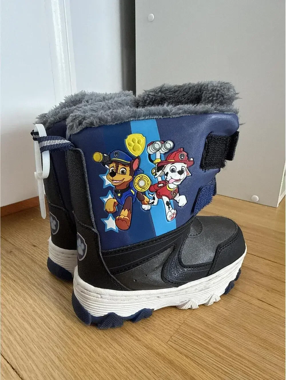 Light up Paw Patrol Kids Winter Snow Boots with Fleece Lining